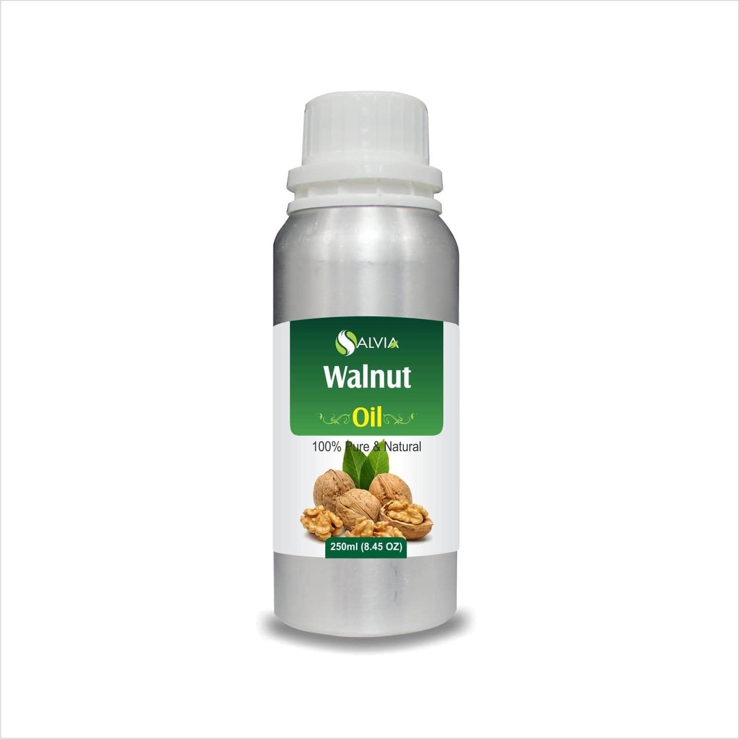 Salvia Natural Carrier Oils 250ml Walnut Oil (Juglans-Regia) 100% Natural Pure Carrier Oil Strengthens Hair Root, Promotes hair Growth, Anti-Aging Properties, Moisturizes, Reduces Scars, Solves Psoriasis & More Salvia Natural Carrier Oils 250ml Walnut Oil (Juglans-Regia) 100% Natural Pure Carrier Oil Strengthens Hair Root, Promotes hair Growth, Anti-Aging Properties, Moisturizes, Reduces Scars, Solves Psoriasis & More